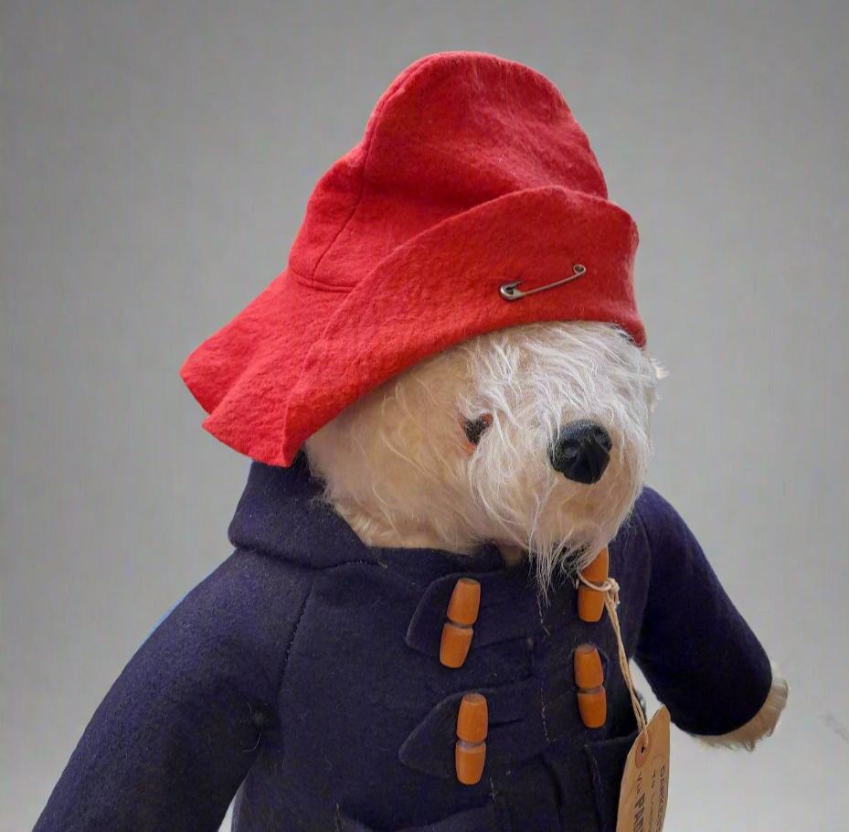 Rare Original 1970's Gabrielle Designs Paddington Bear with Dunlop Red Wellington Boots