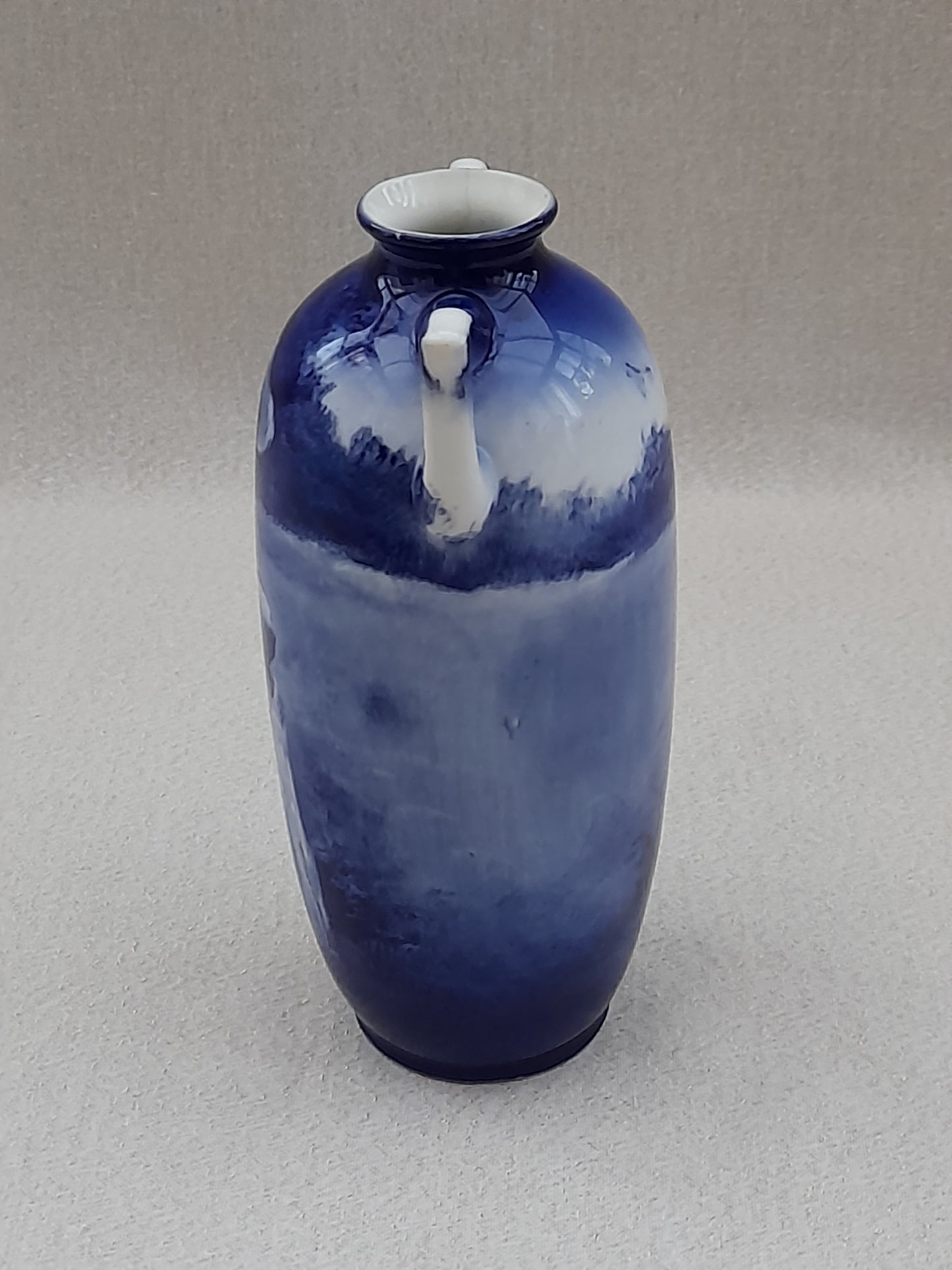 Royal Doulton Rare Twin Handled Blue Children Series Vase