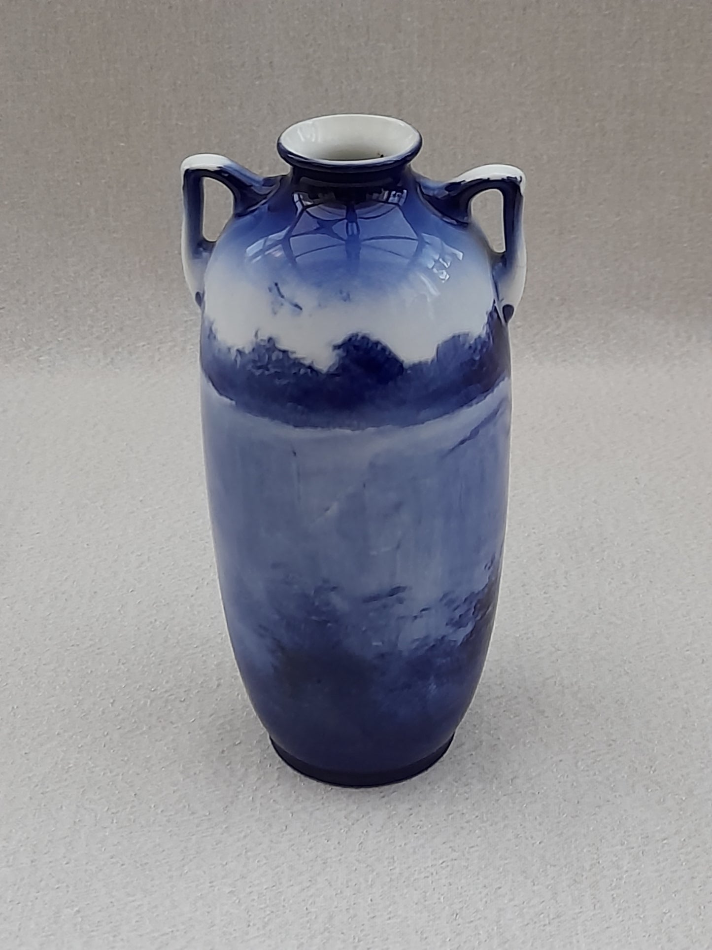 Royal Doulton Rare Twin Handled Blue Children Series Vase