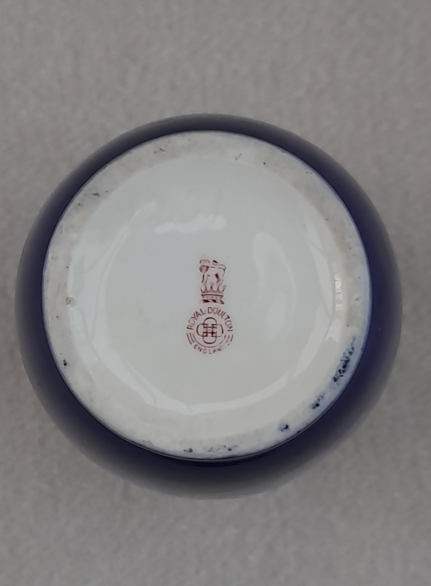 Royal Doulton Rare Twin Handled Blue Children Series Vase