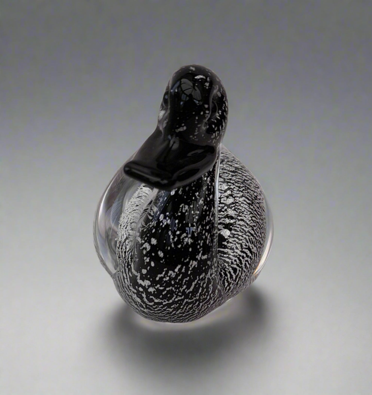 Murano Art Glass Duck Figurine - Swimming
