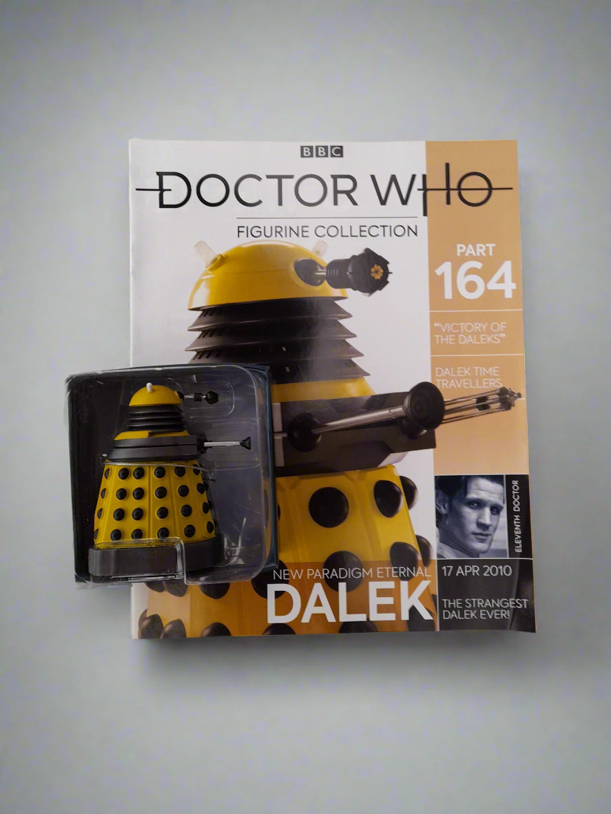 Doctor Who RARE Eaglemoss #164 Paradigm Eternal Dalek 11th Dr Who + Magazine