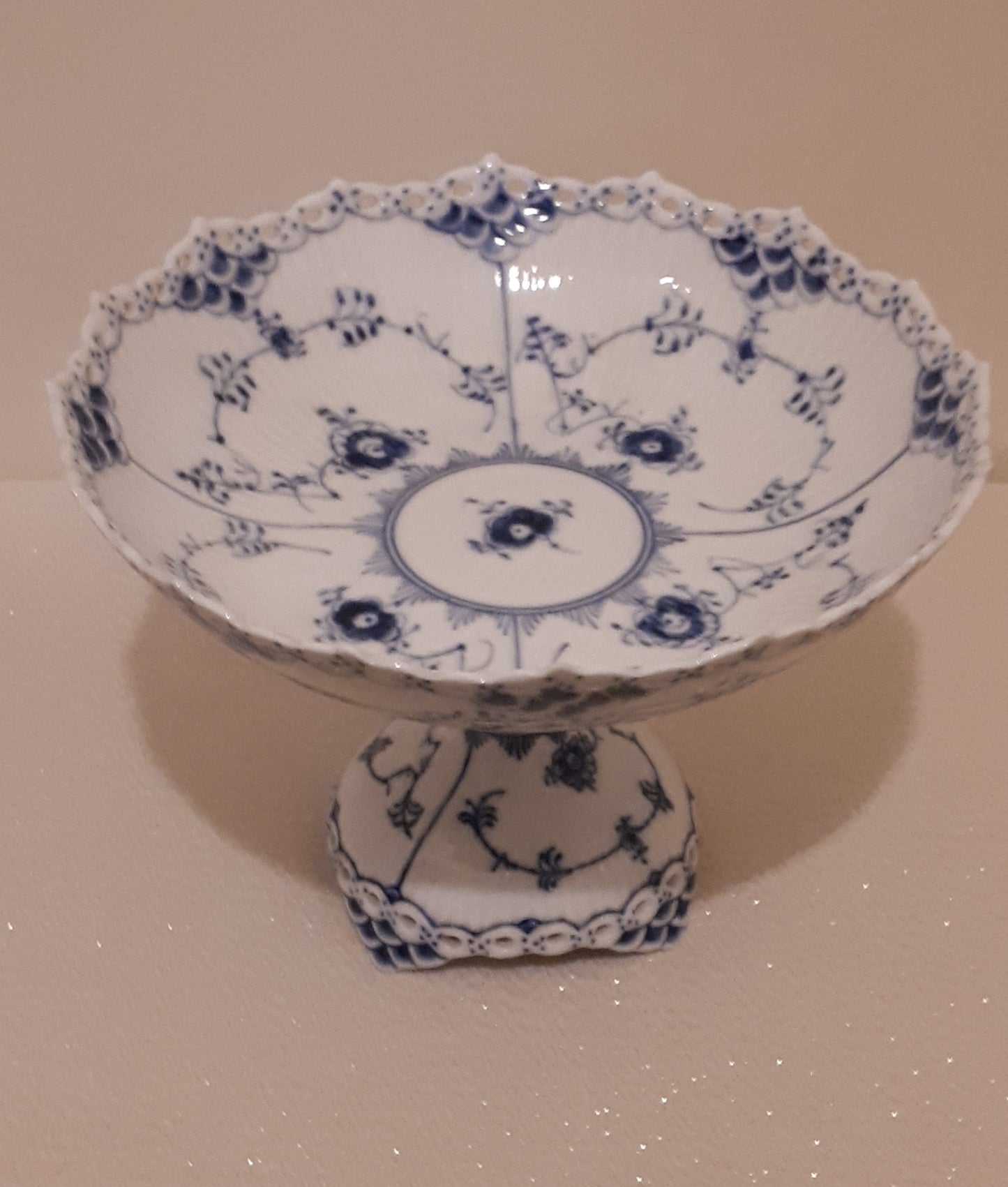 Royal Copenhagen Pedestal Bowl #1020- Marked 1st quality