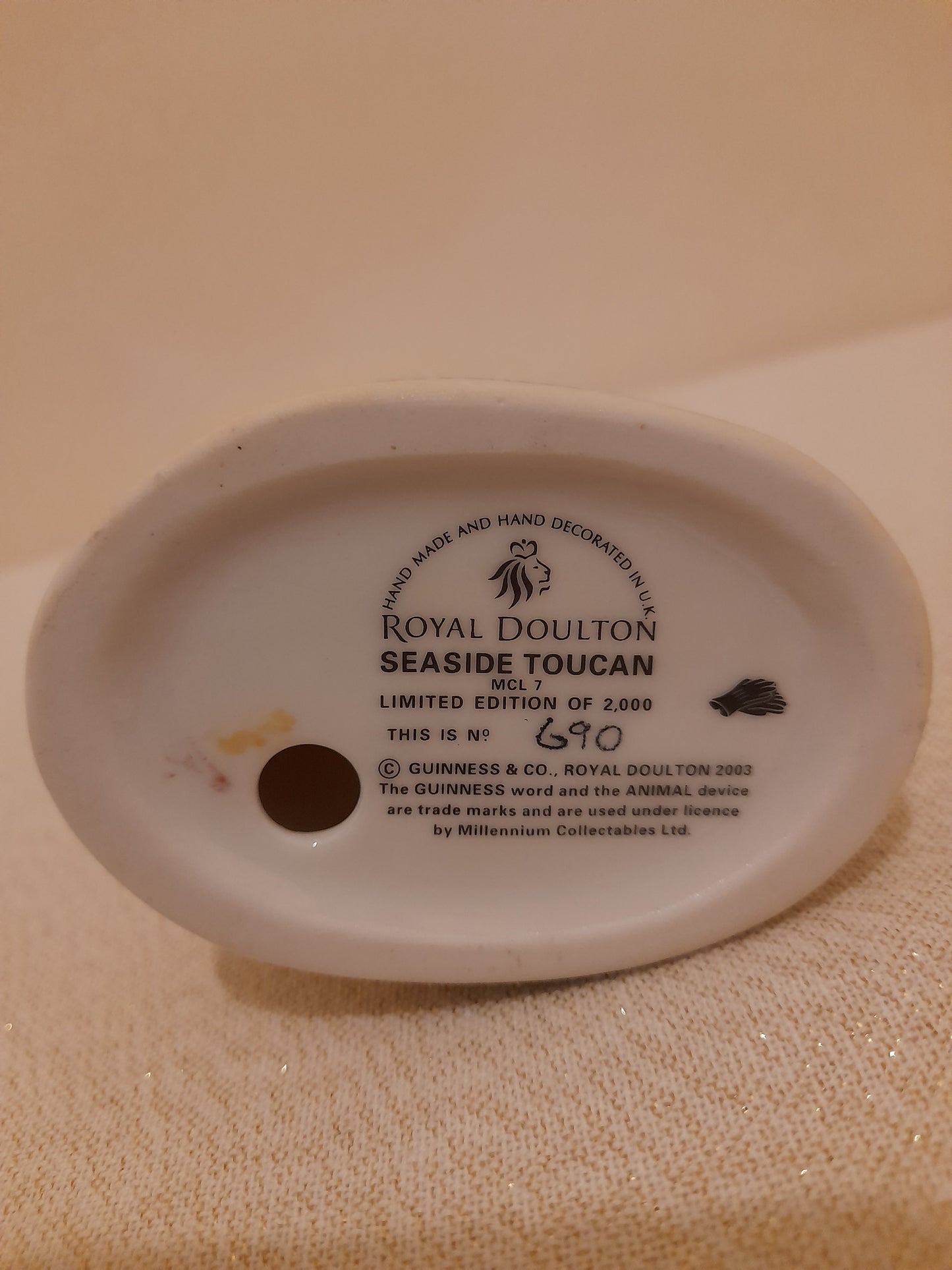 Stunning 4 x Royal Doulton Guinness Toucans - Limited Edition with Certificates and Boxes