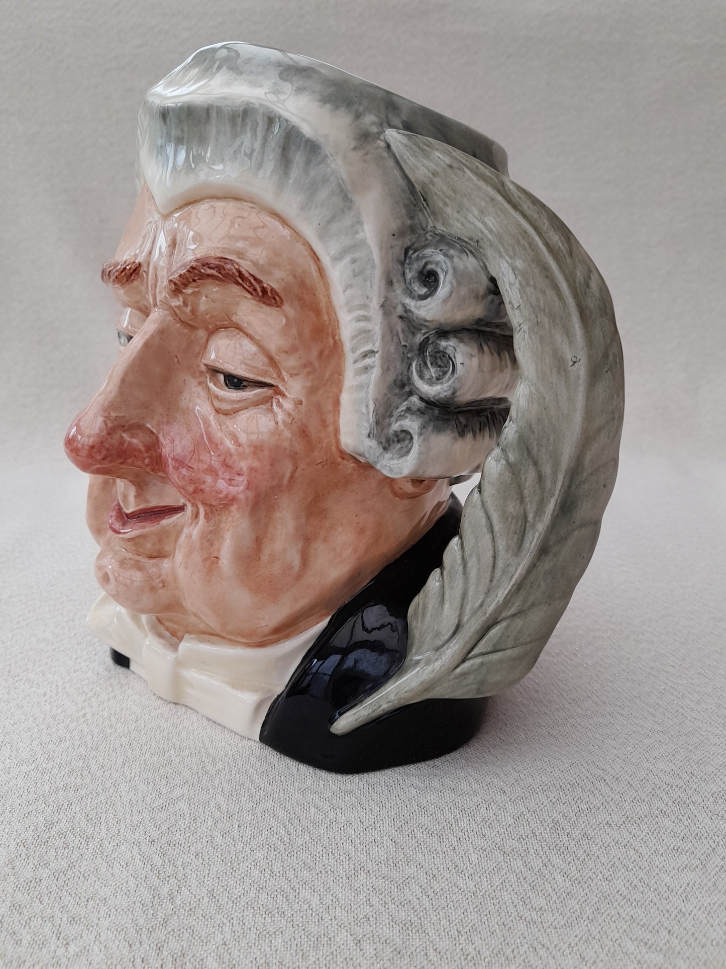 Royal Doulton The Lawyer Character Jug - Large Rare Jubilee Edition - Stoke Back stamp