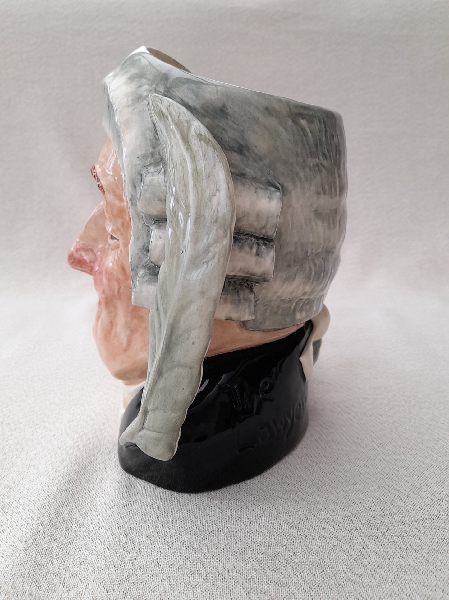 Royal Doulton The Lawyer Character Jug - Large Rare Jubilee Edition - Stoke Back stamp