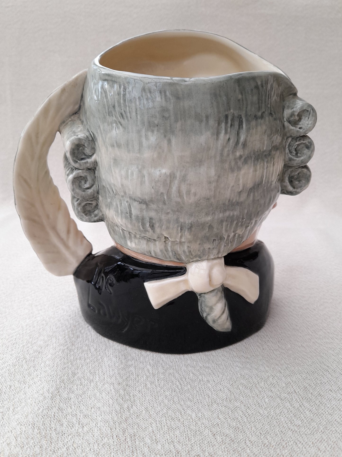Royal Doulton The Lawyer Character Jug - Large Rare Jubilee Edition - Stoke Back stamp