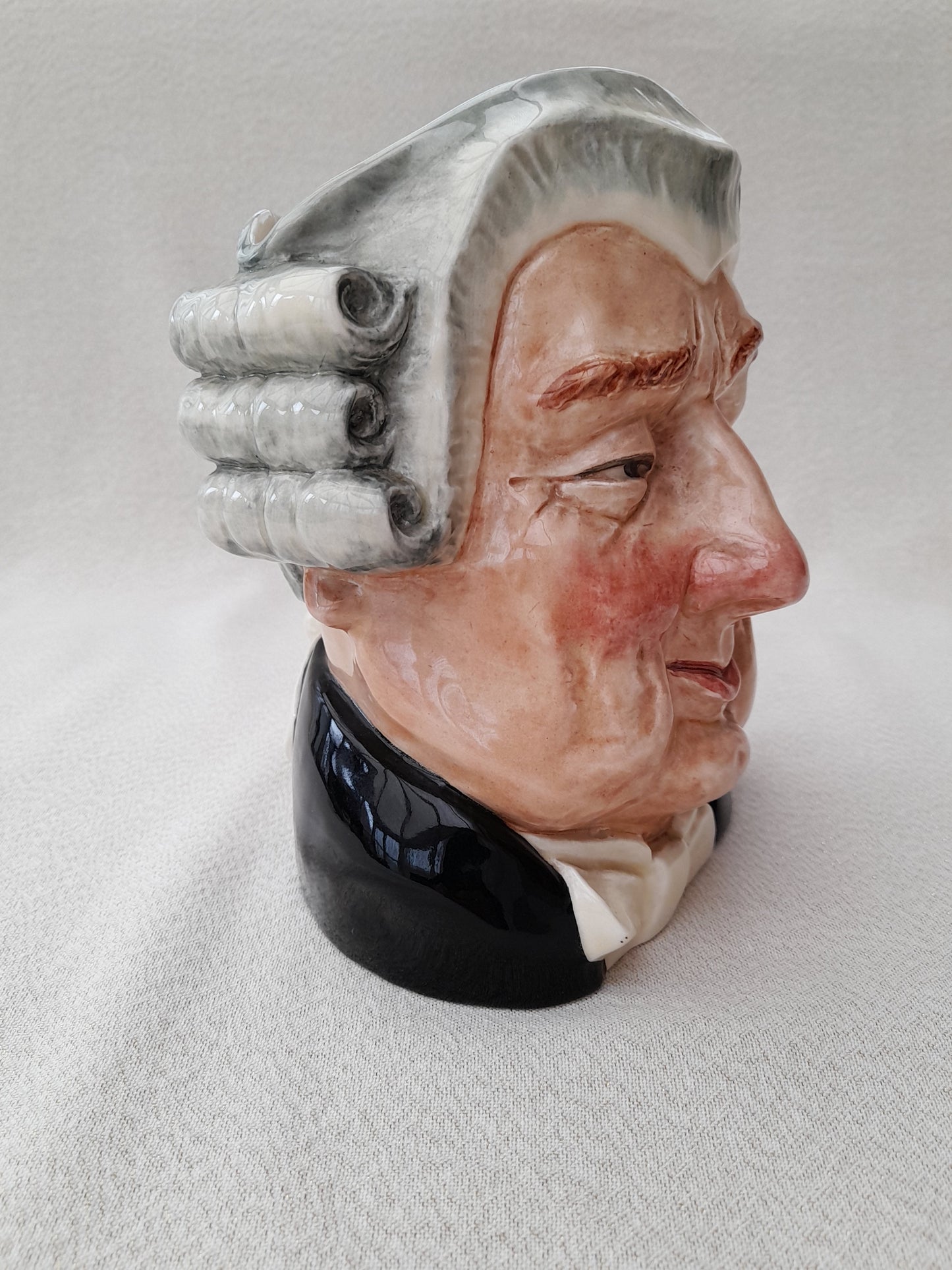 Royal Doulton The Lawyer Character Jug - Large Rare Jubilee Edition - Stoke Back stamp