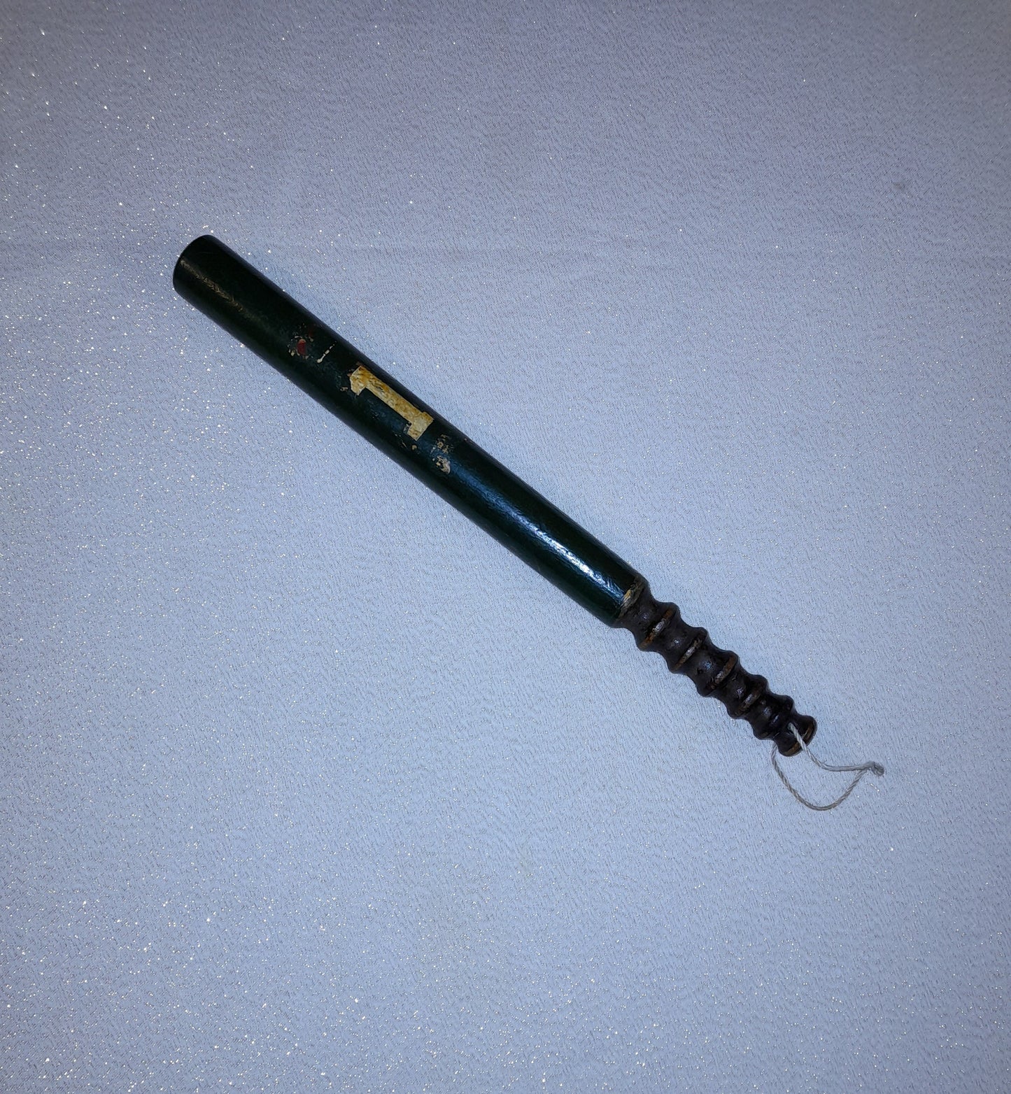 Victorian Painted Turned Hardwood Truncheon