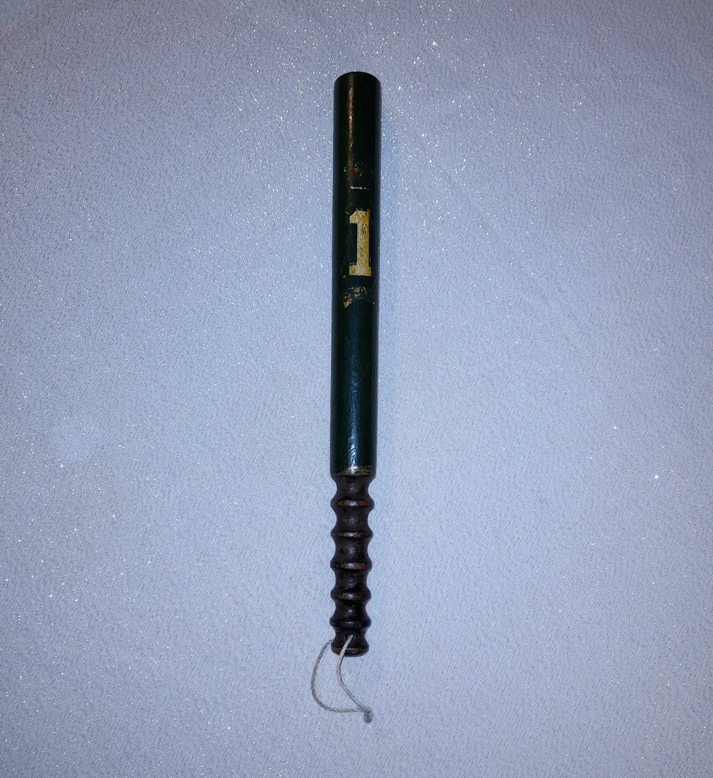Victorian Painted Turned Hardwood Police Truncheon circa 1880