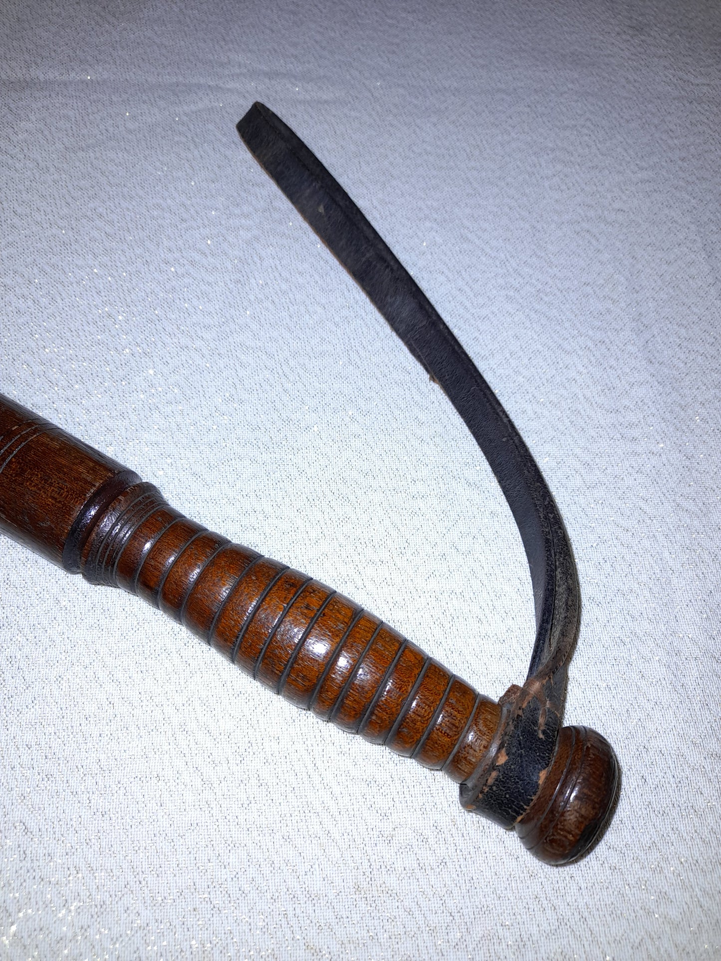 Victorian Painted Turned Hardwood Police Truncheon (circa 1880) - Marked V.R