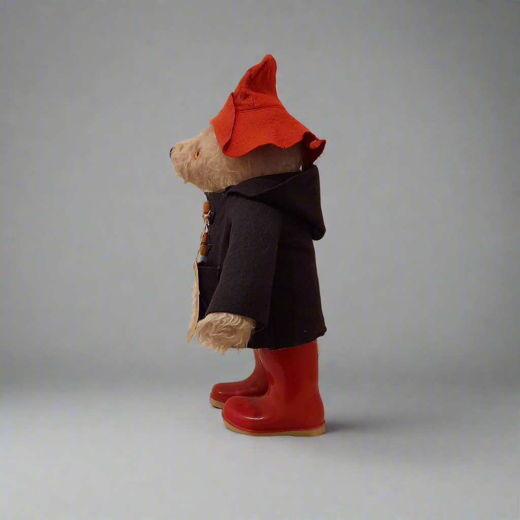 Rare Original 1970's Gabrielle Designs Paddington Bear with Dunlop Red Wellington Boots
