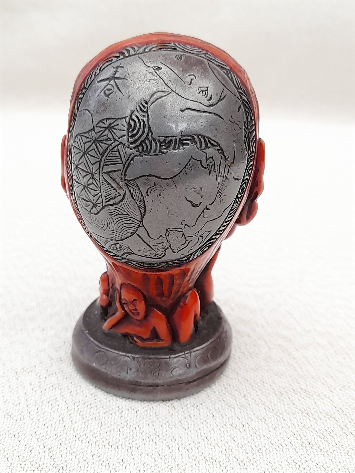Rare Antique Chinese Erotic Figural Stamp Seal - Made up of nude figures