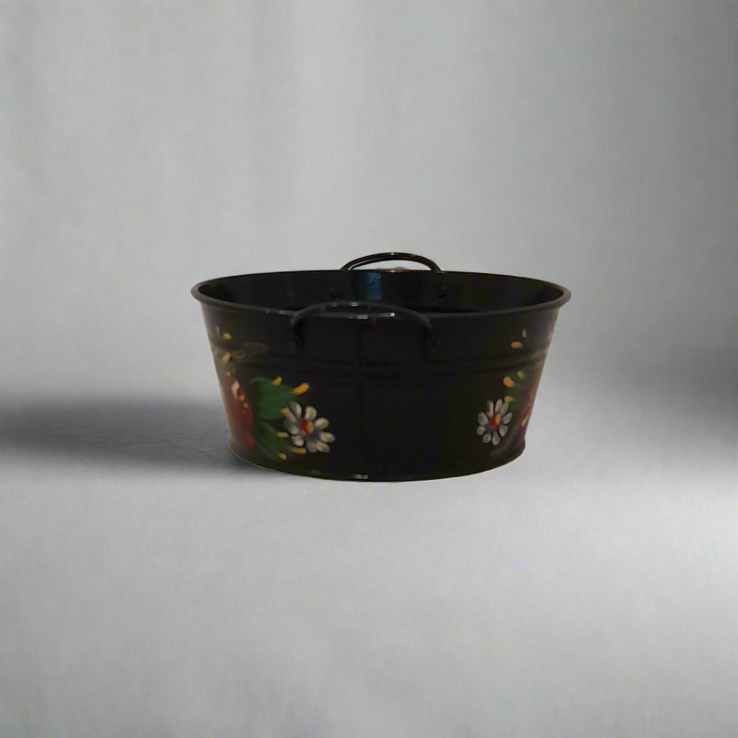 Canal ware / Bargeware - 2 Handed Painted Bowl with Inside Castle Scene