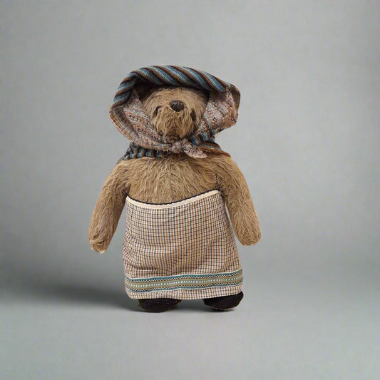 Rare Original Gabrielle Designs 1970's Aunt Lucy Paddington Bear with Peruvian Coins