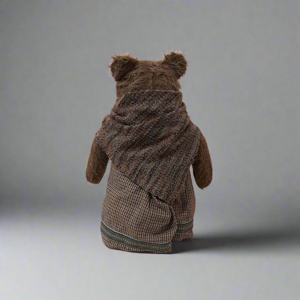 Rare Original Gabrielle Designs 1970's Aunt Lucy Paddington Bear with Peruvian Coins