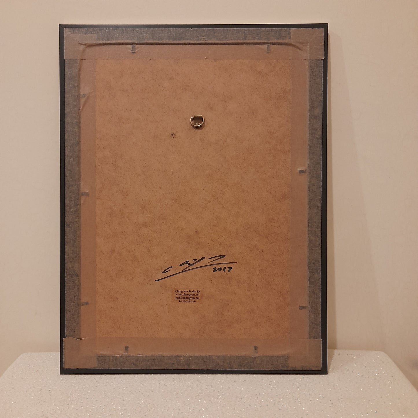 Cheng Yan Studio 'Alert Wolf' Framed Photo