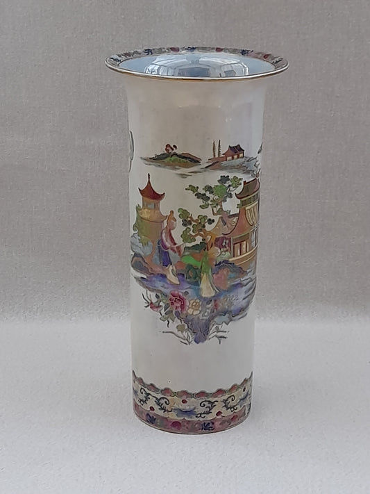 Beautiful Large Carltonware Lustre Mikado Vase - Mother of Pearl - Very Rare C1923