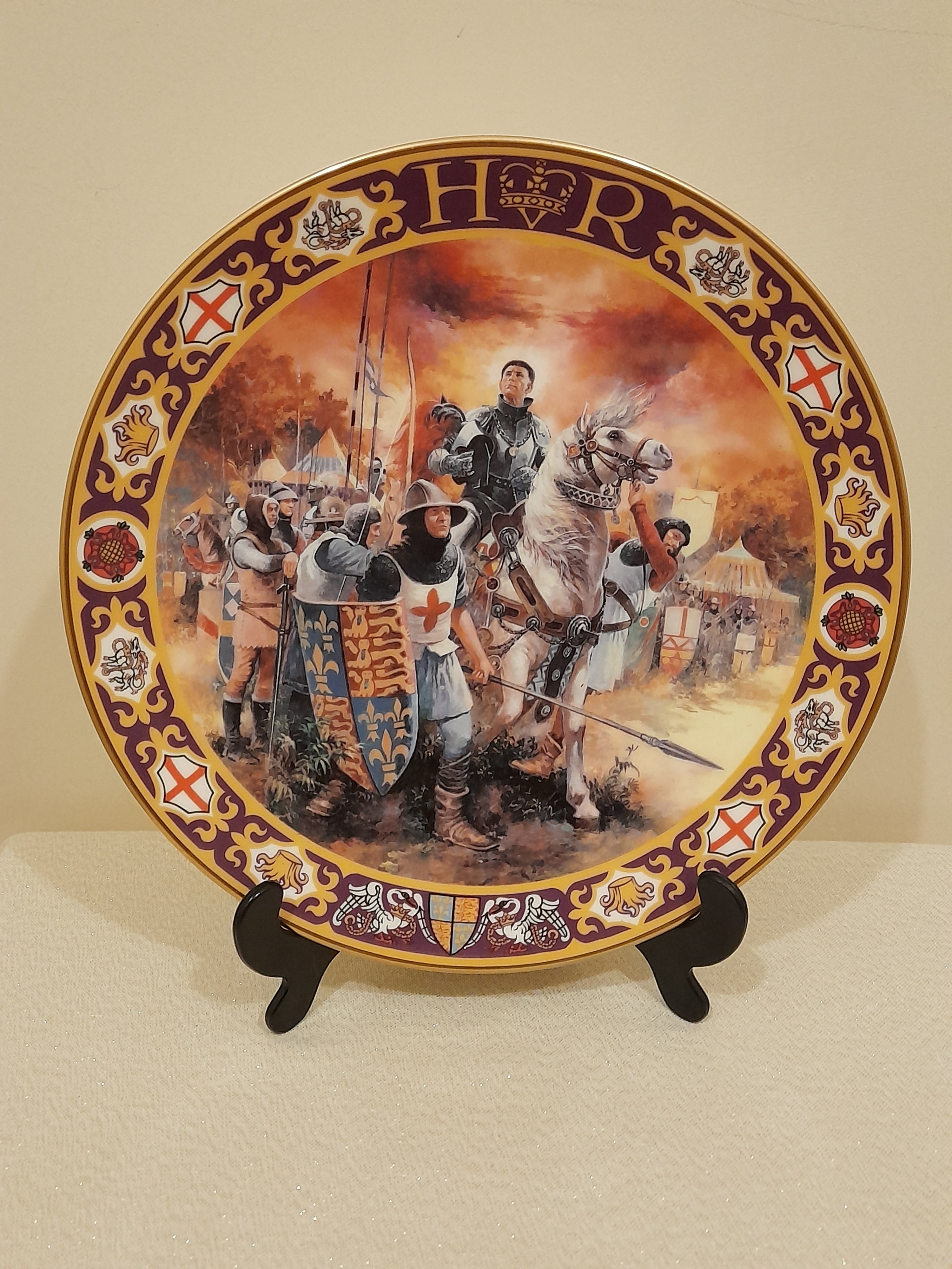 Royal Doulton Henry V at Agincourt Limited Edition Collectors Plate Cert