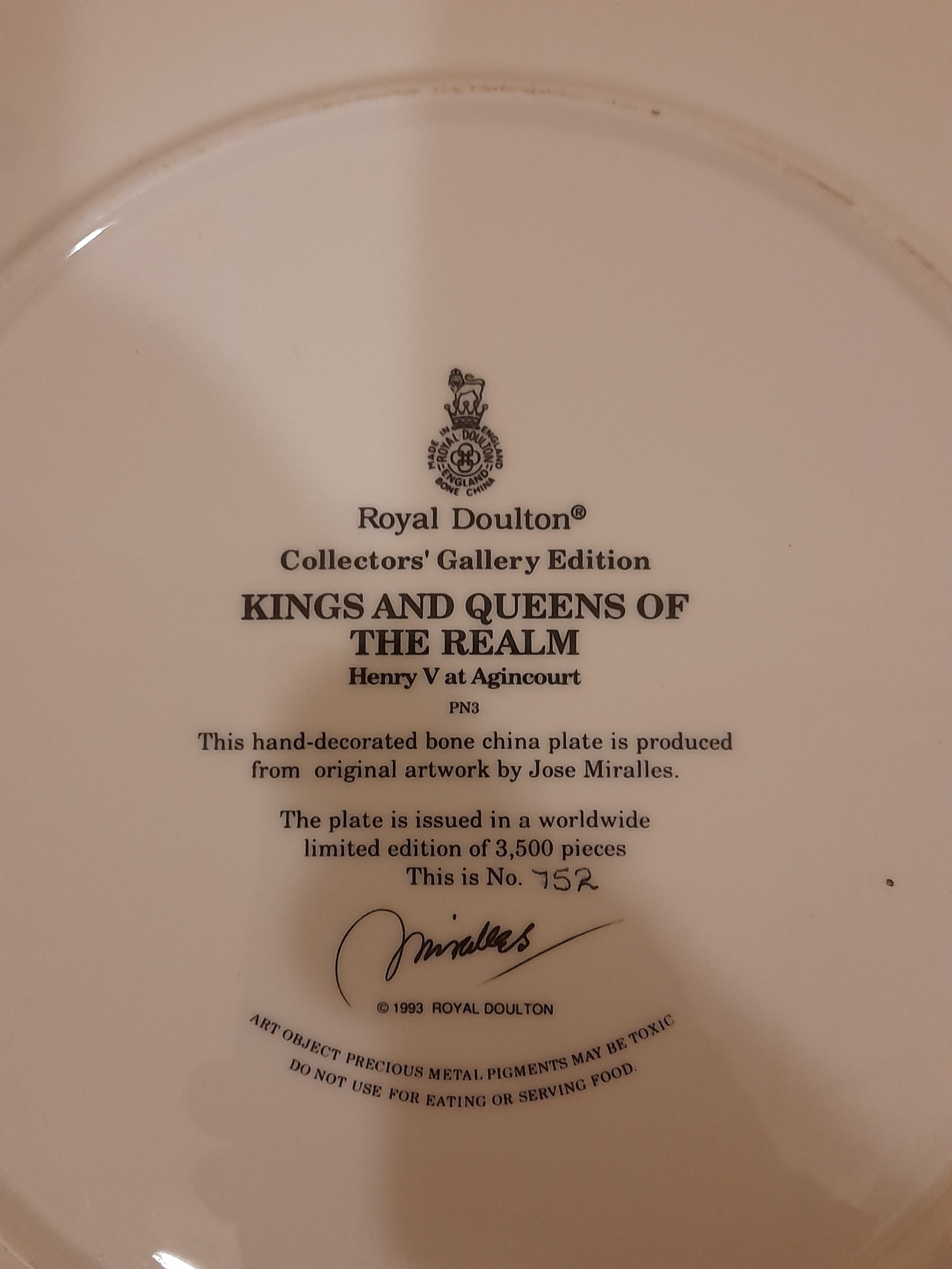 Royal doulton collector clearance plates