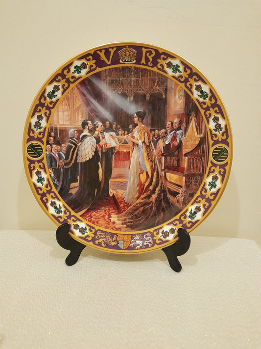 Royal Doulton Queen Victoria Coronation Plate