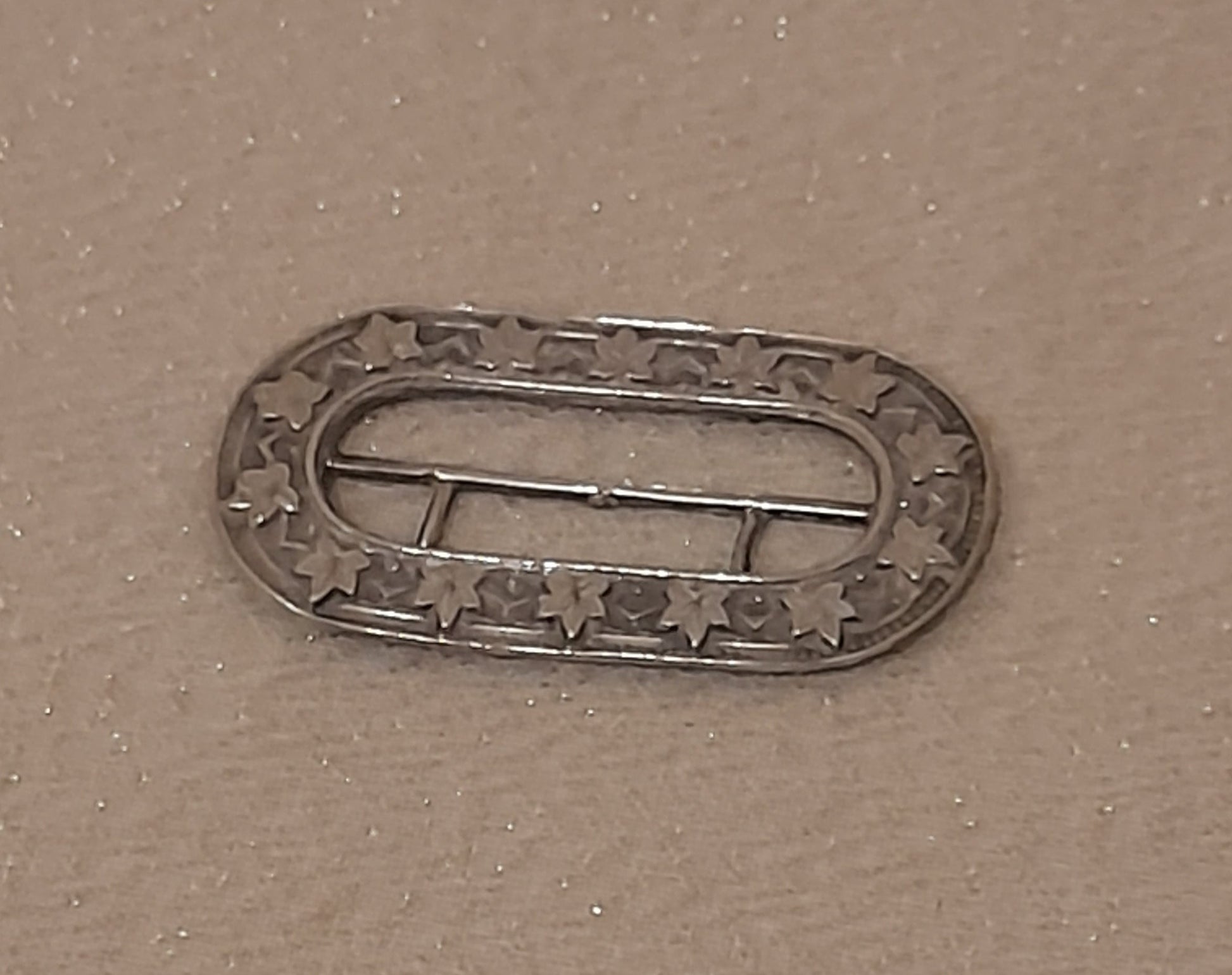 Silver Buckle Birmingham 1892