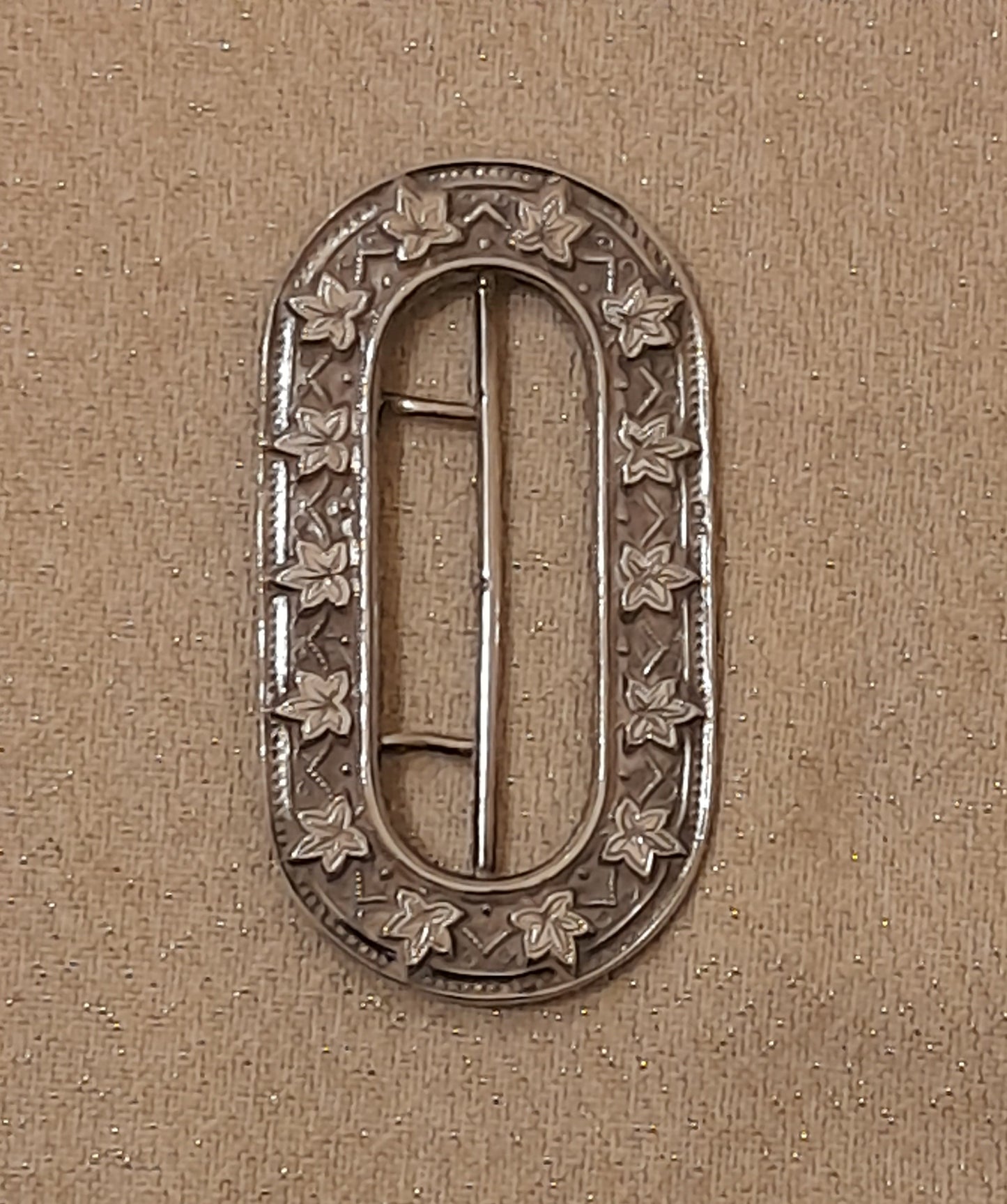 Silver Belt Buckle - Hallmarked Birmingham 1892