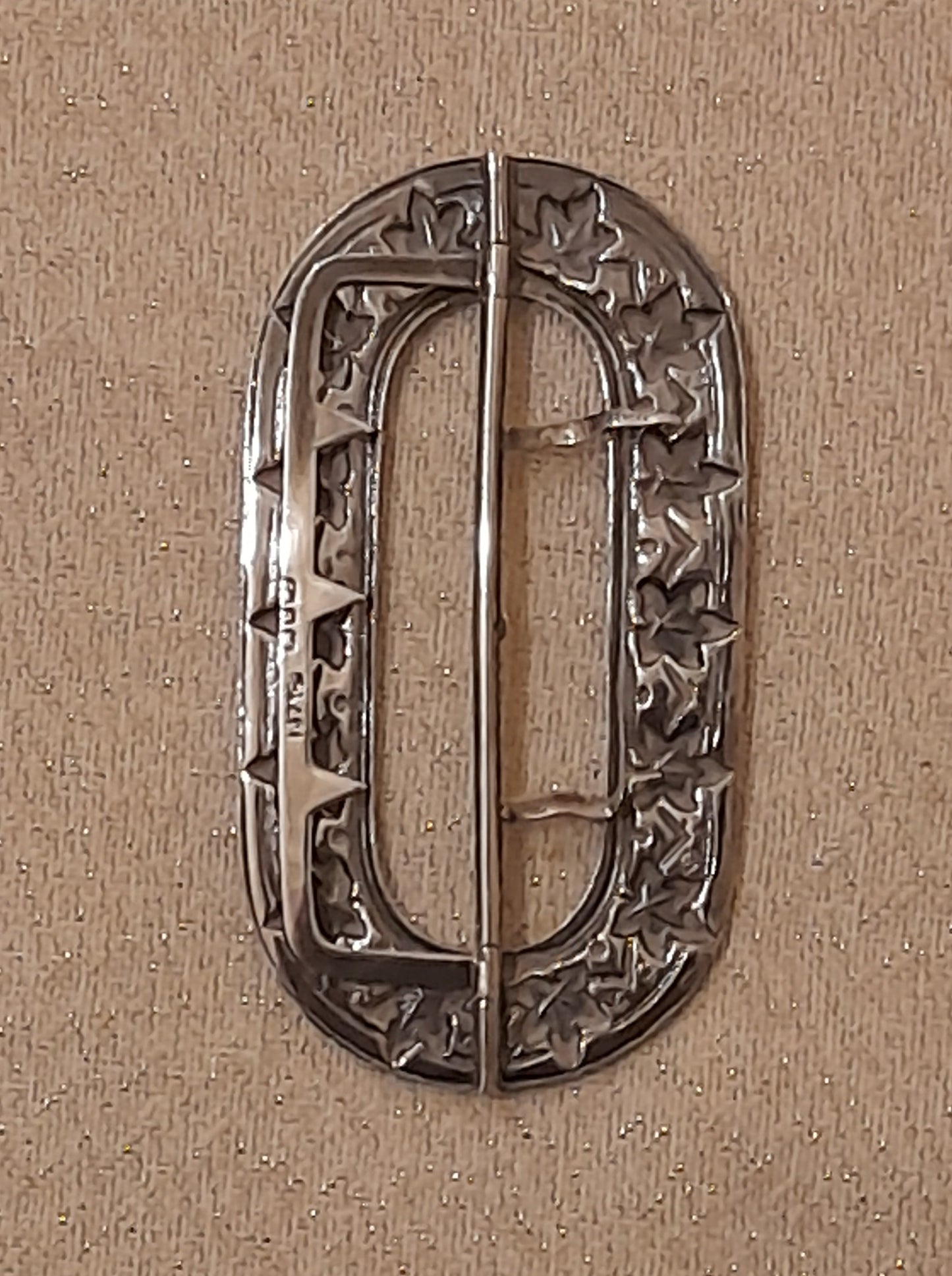 Silver Belt Buckle - Hallmarked Birmingham 1892