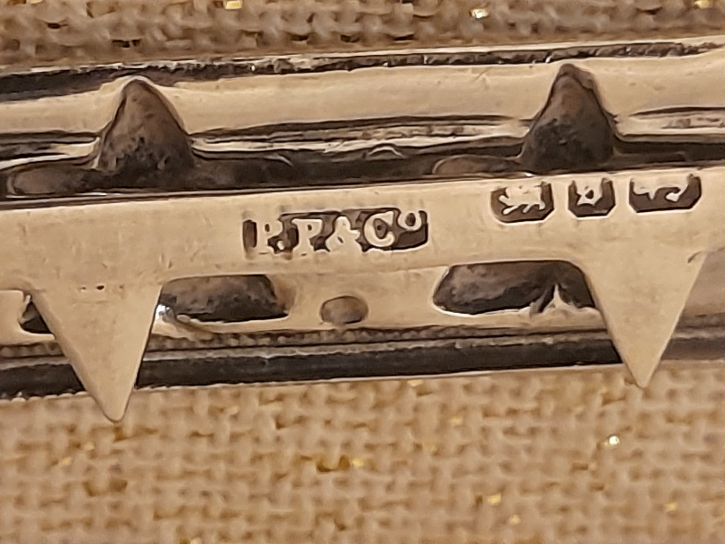 Silver Belt Buckle - Hallmarked Birmingham 1892