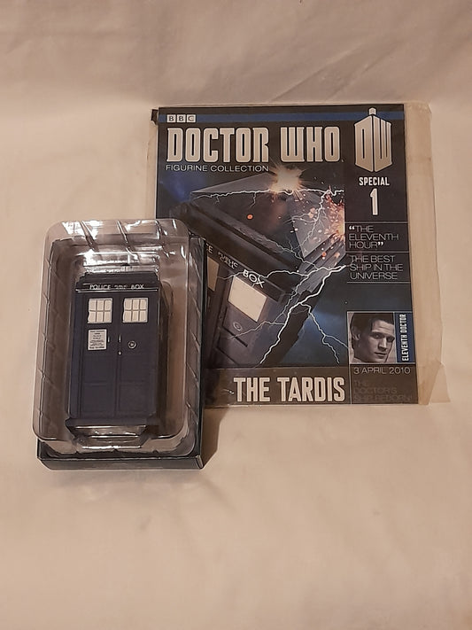 THE TARDIS Eaglemoss 11th Doctor Who Figurine -  Special Issue 1 with Magazine