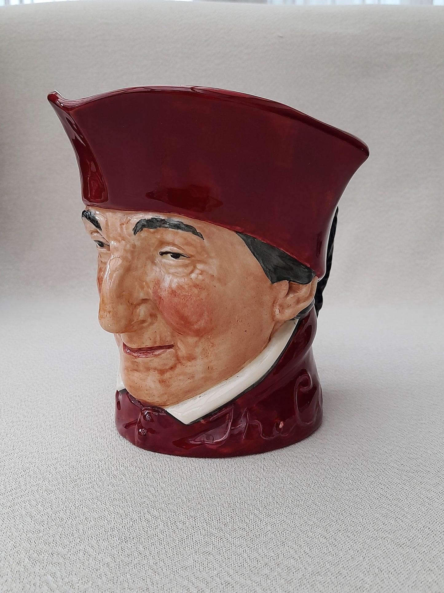 Royal Doulton The Cardinal Toby Jug - Large Brown Hair