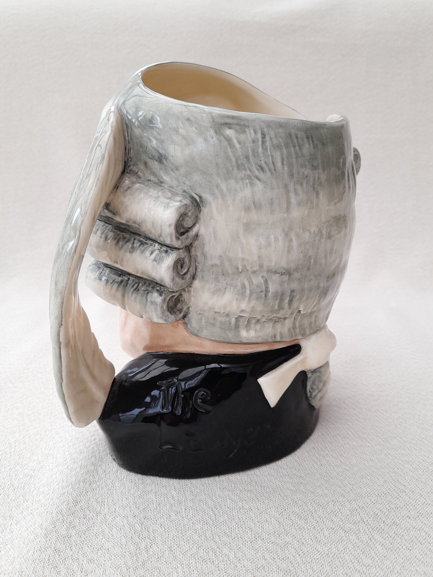 Royal Doulton The Lawyer Character Jug - Large Rare Jubilee Edition - Stoke Back stamp