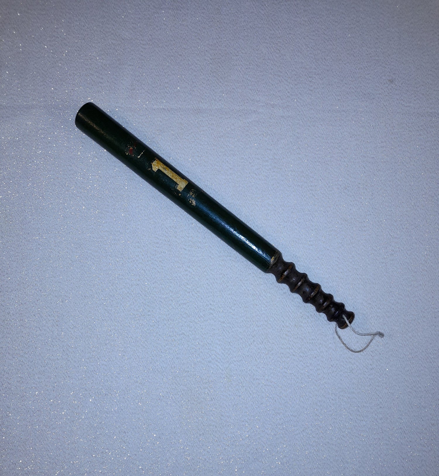 Victorian Painted Turned Hardwood Truncheon 