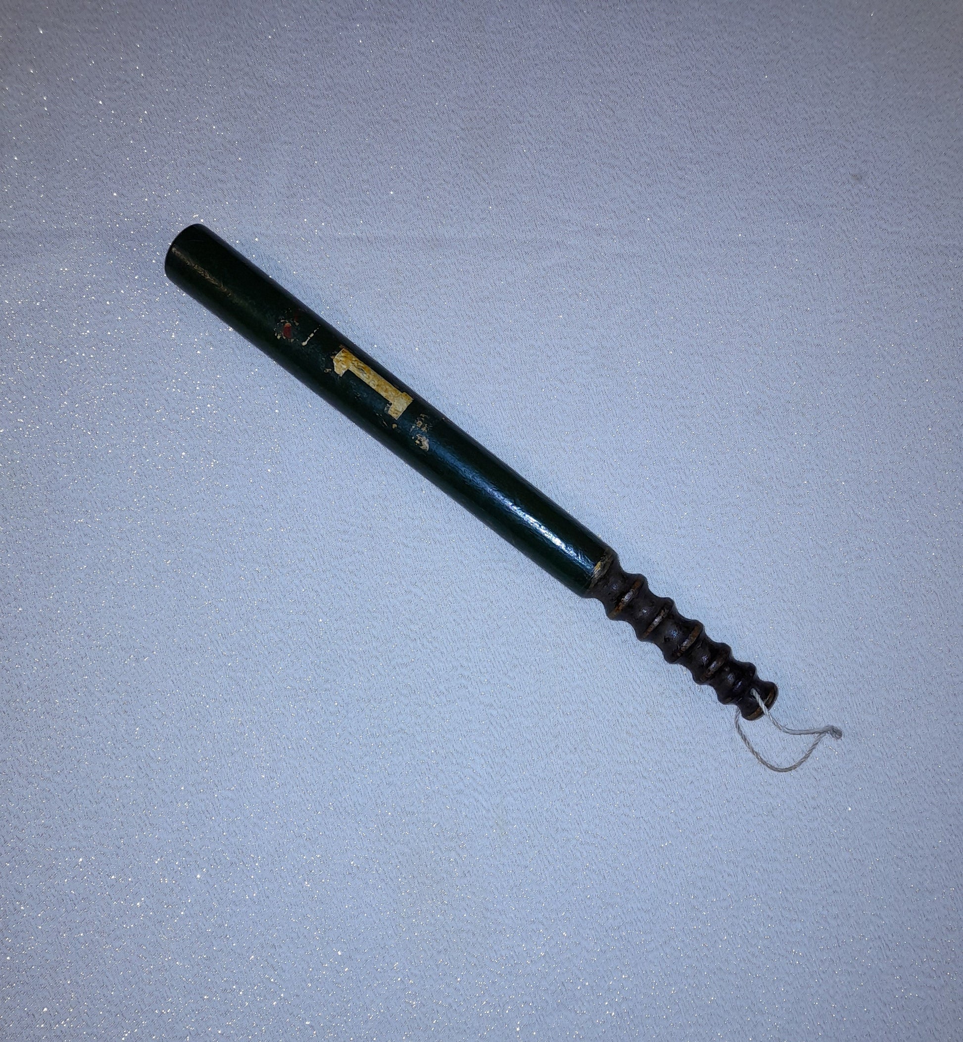 Victorian Painted Turned Hardwood Truncheon 