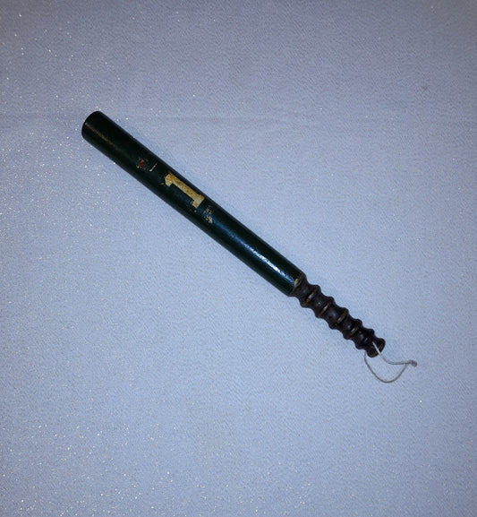 Victorian Painted Turned Hardwood Truncheon 