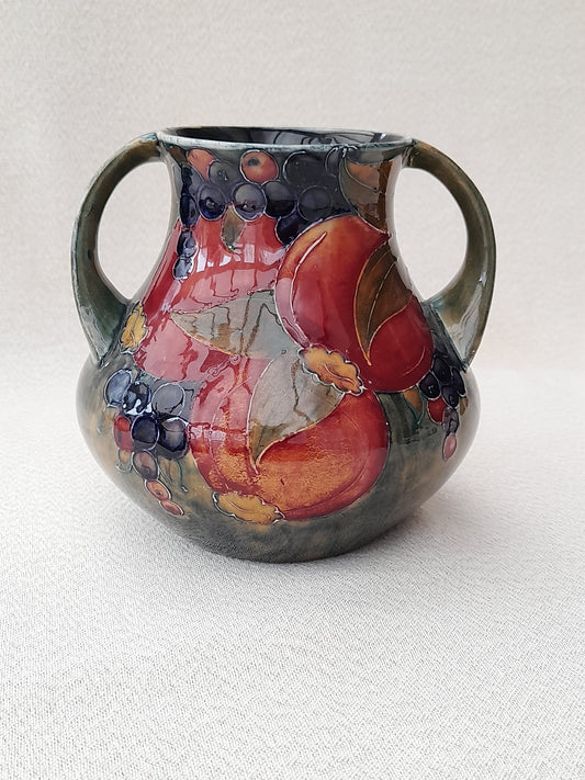 Moorcroft Twin Handled Pomegranate Vase