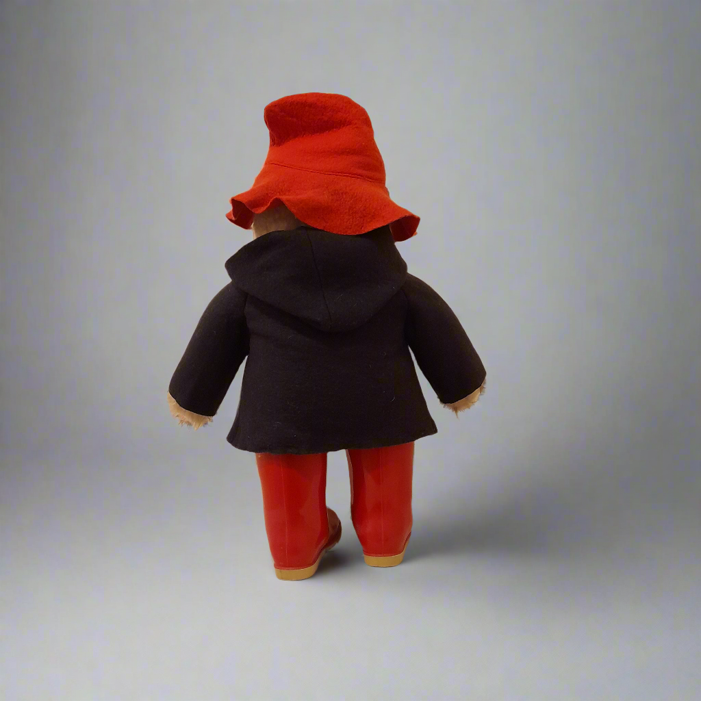 Rare Original 1970's Gabrielle Designs Paddington Bear with Dunlop Red Wellington Boots